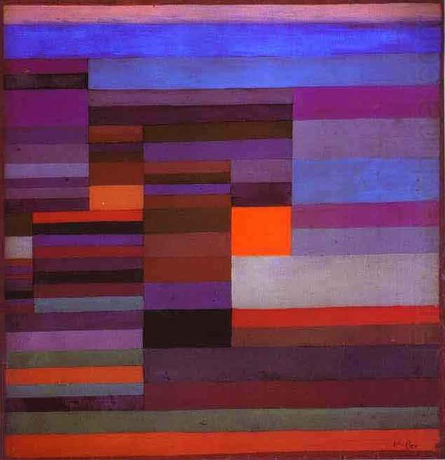 Paul Klee Fire in the Evening china oil painting image